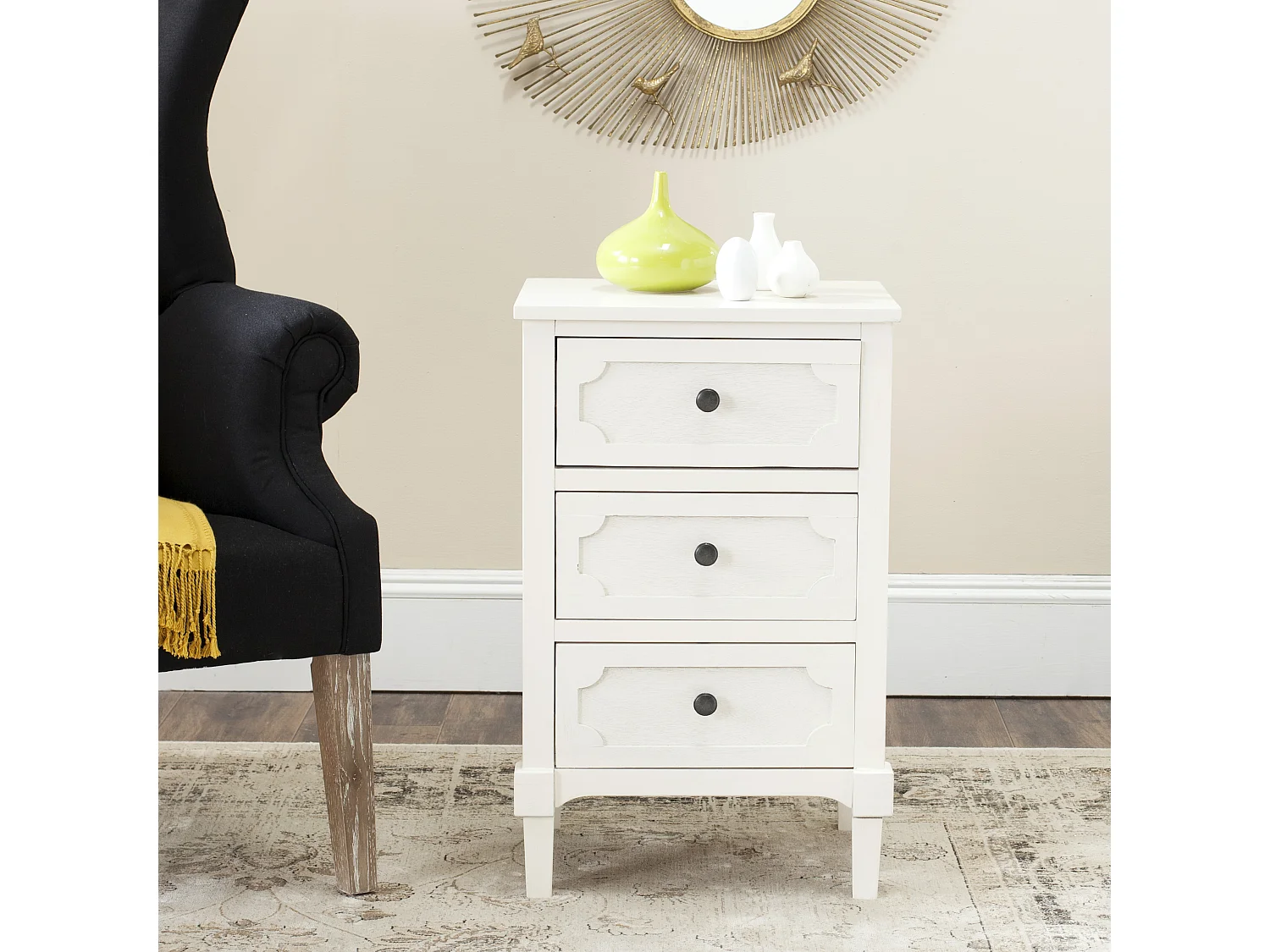 Table d'appoint Blanc 34 X 43 X 66.04 cm - Jaunita