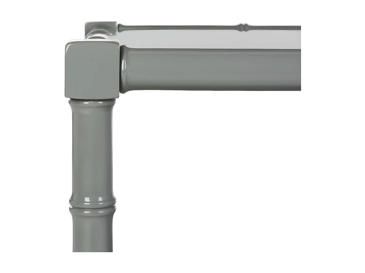 Table d'appoint Gris 91 X 37 X 48.26 cm - Yvonne