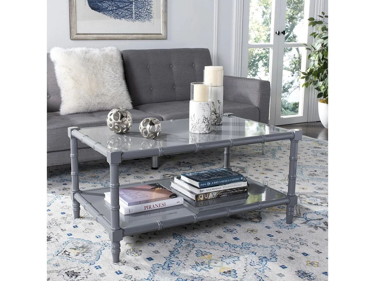 Table d'appoint Gris 91 X 37 X 48.26 cm - Yvonne