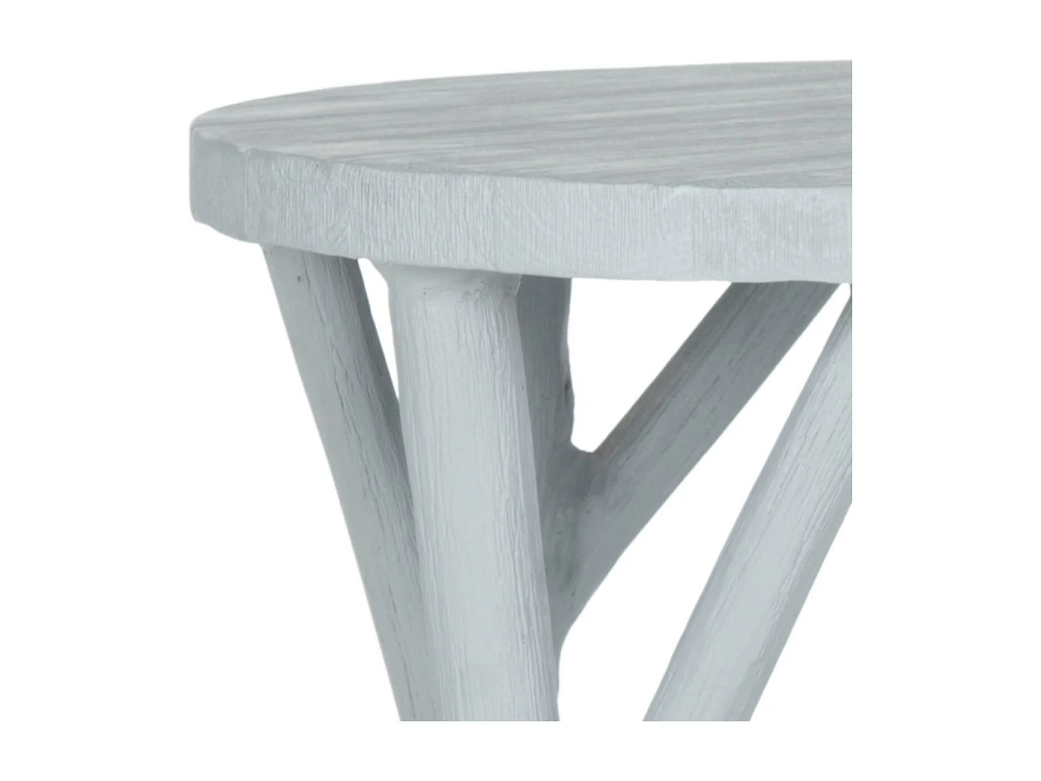 Table d'appoint Gris bleu perle 46 X 46 X 64.26 cm - Vara