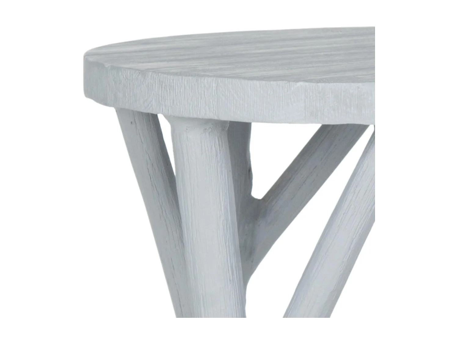Table d'appoint Gris bleu perle 46 X 46 X 64.26 cm - Vara