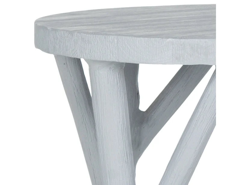 Table d'appoint Gris bleu perle 46 X 46 X 64.26 cm - Vara