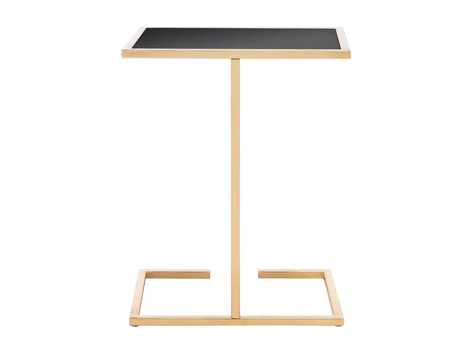 Table d'appoint Noir /Or 25 X 40 X 55 cm - Frederica