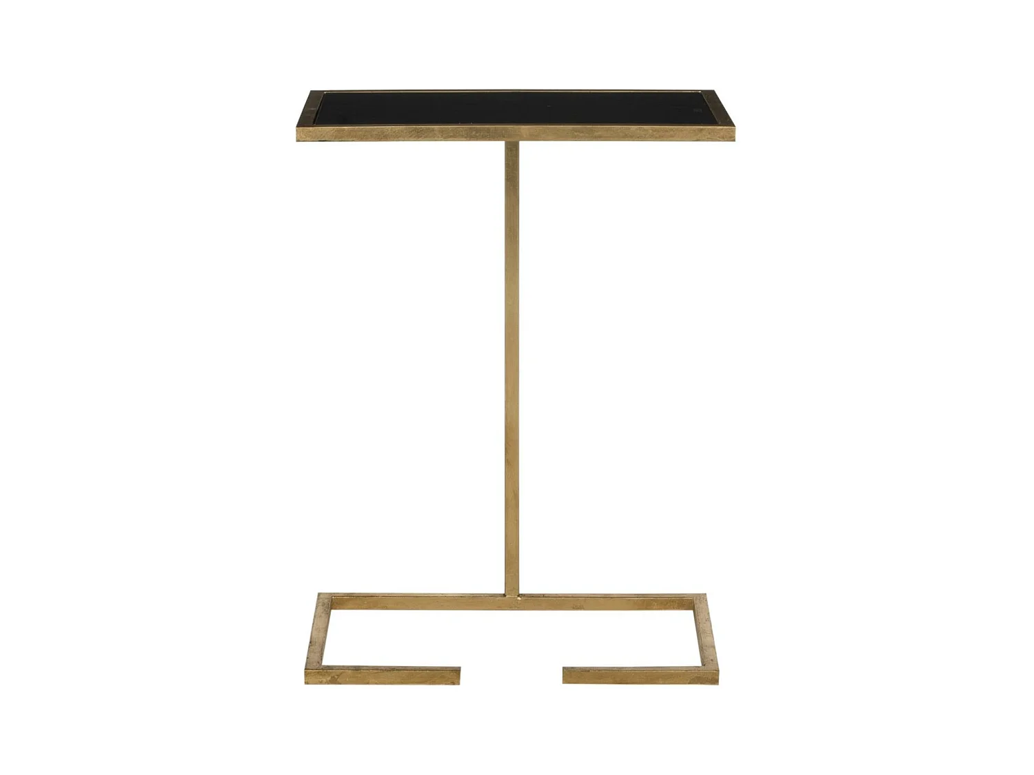 Table d'appoint Noir /Or 25 X 40 X 55 cm - Frederica