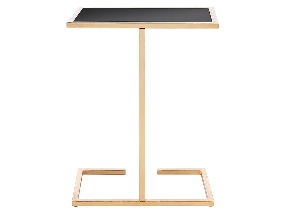 Table d'appoint Noir /Or 25 X 40 X 55 cm - Frederica