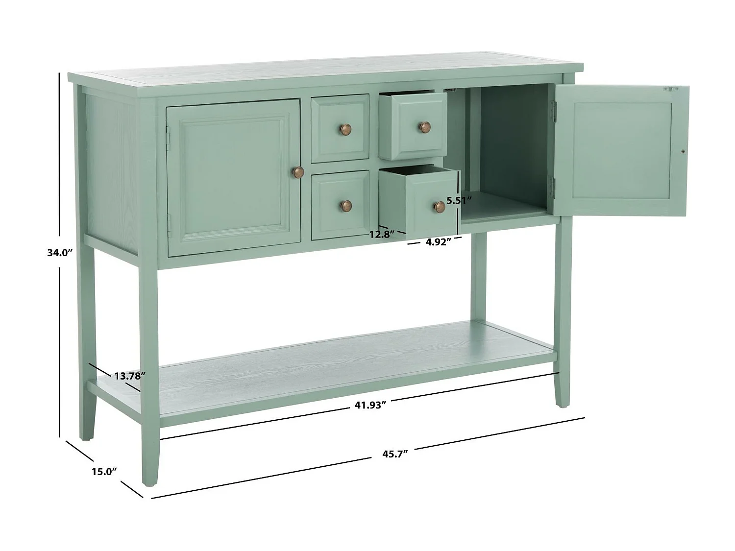 Meubles de rangement Céladon 38 X 116 X 86.36 cm - Loyce