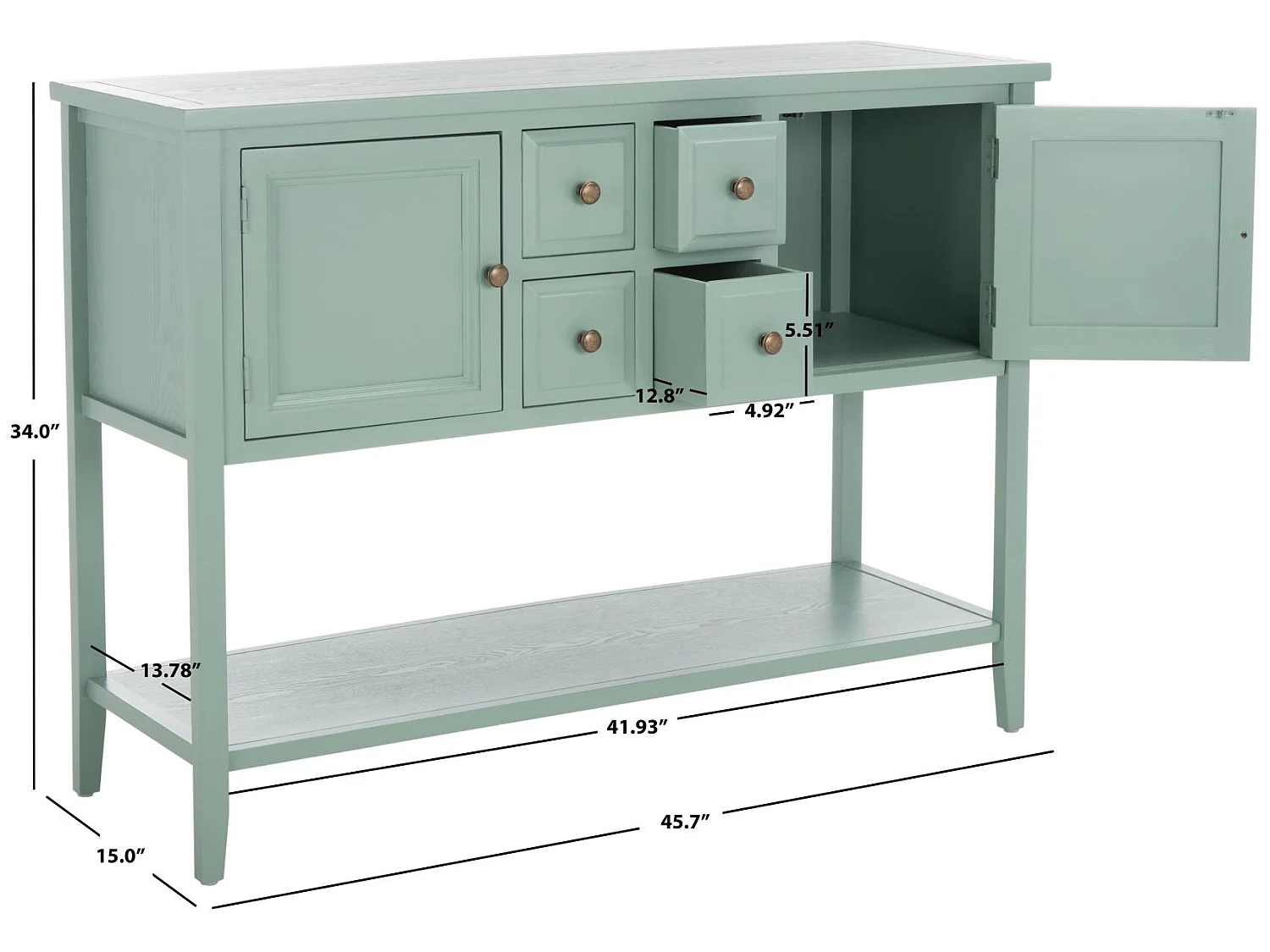 Meubles de rangement Céladon 38 X 116 X 86.36 cm - Loyce