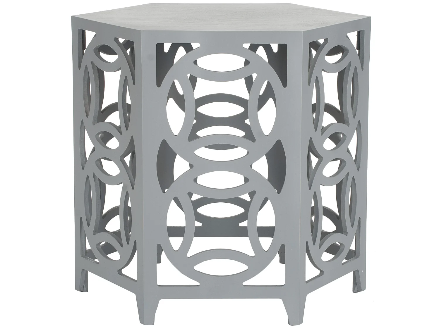 Table d'appoint Gris bleu perle 58 x 58 x 56 cm - Delores