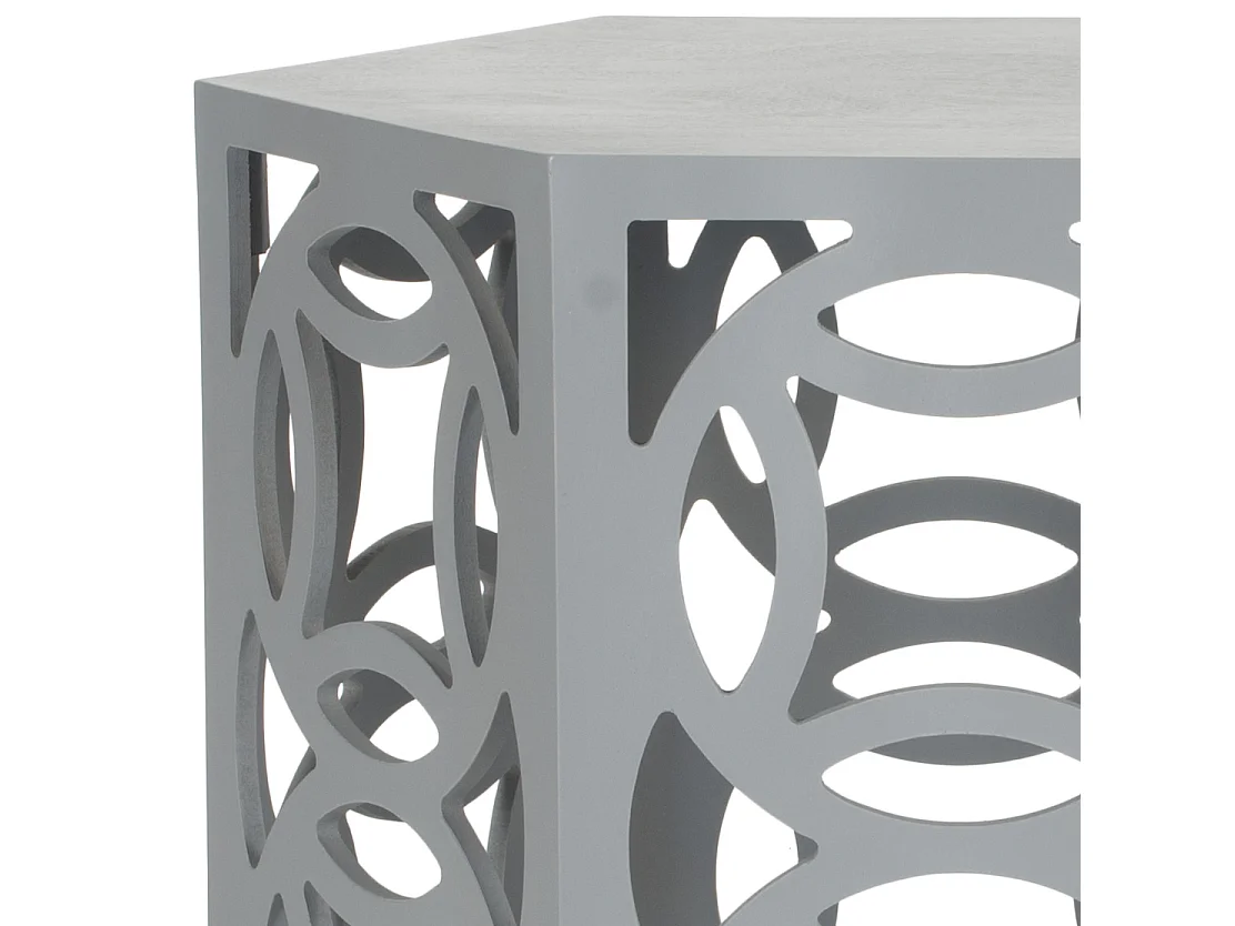 Table d'appoint Gris bleu perle 58 x 58 x 56 cm - Delores