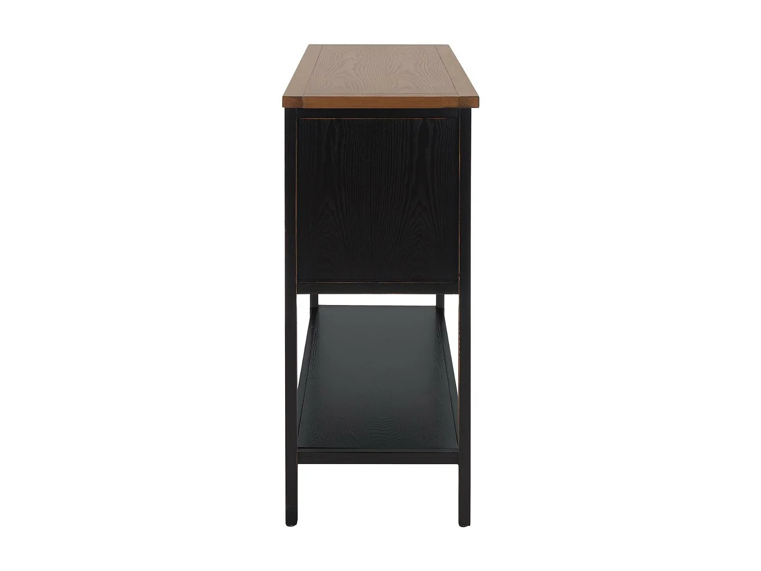 Meubles de rangement Noir et chêne 38 X 116 X 86.36 cm - Loyce