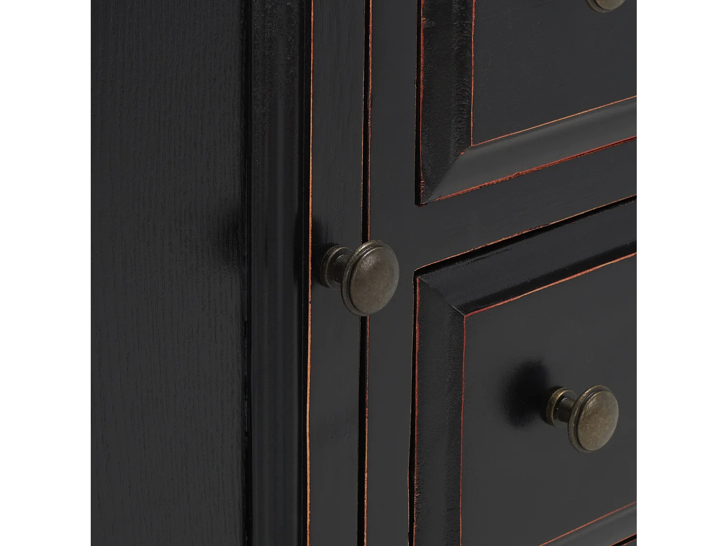 Meubles de rangement Noir et chêne 38 X 116 X 86.36 cm - Loyce