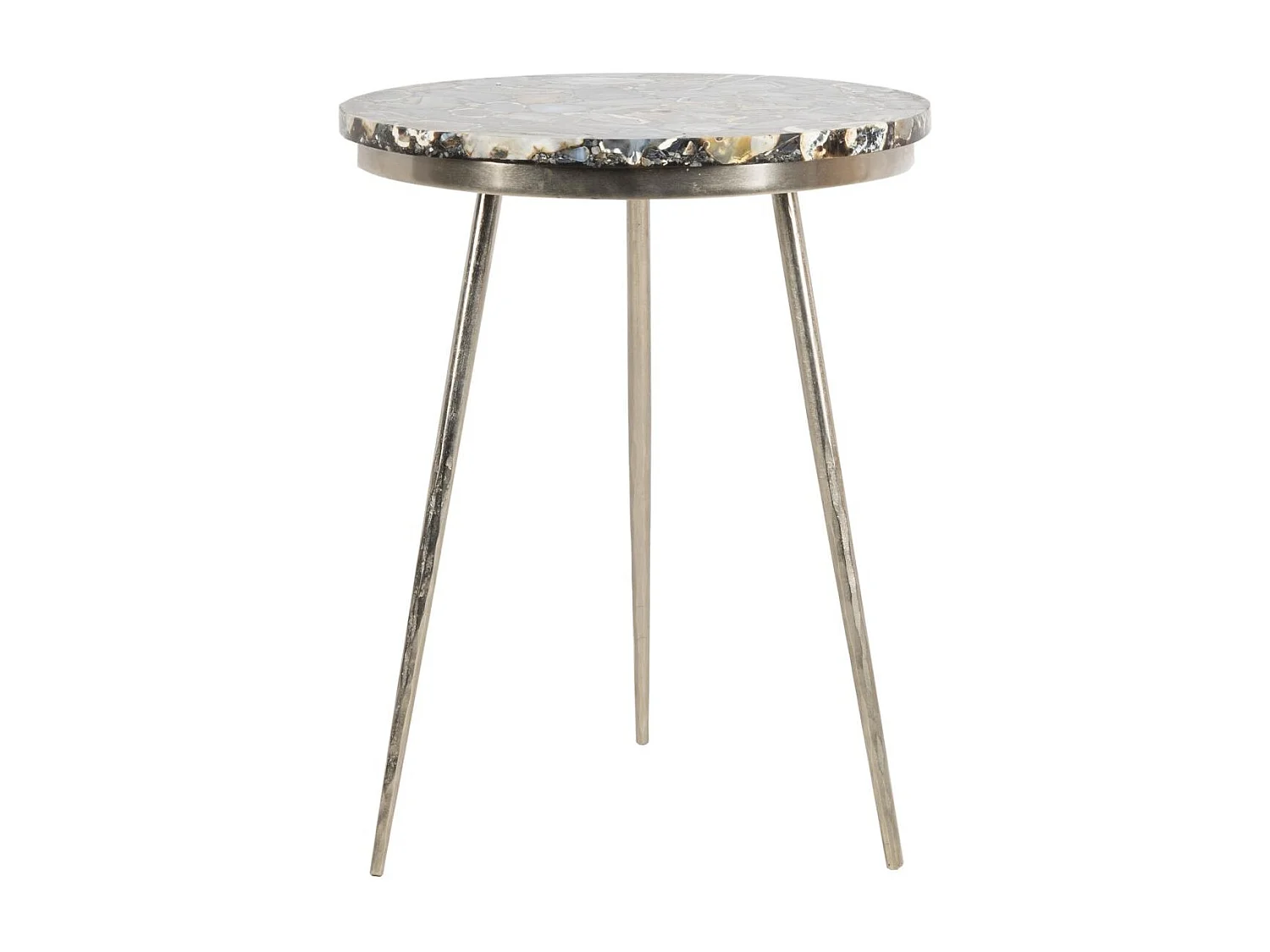 Table d'appoint Blanc 46 X 46 X 55.88 cm - Twila