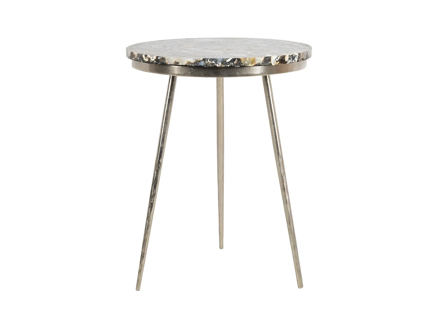 Table d'appoint Blanc 46 X 46 X 55.88 cm - Twila