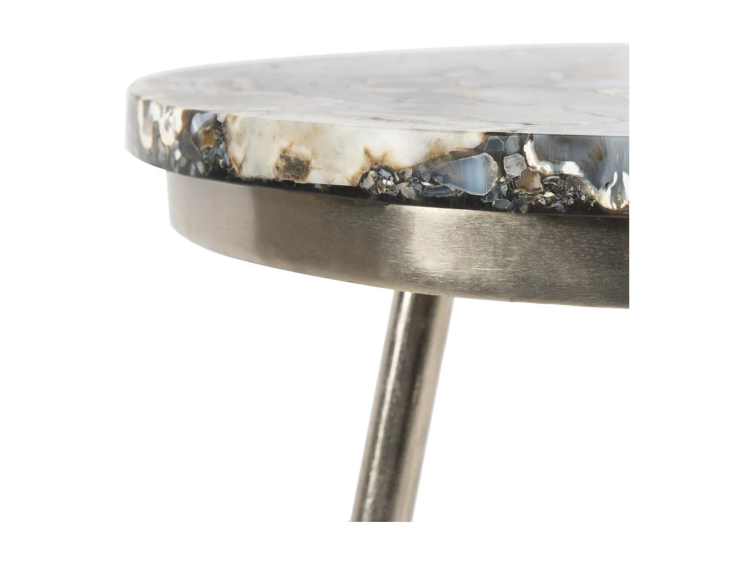 Table d'appoint Blanc 46 X 46 X 55.88 cm - Twila