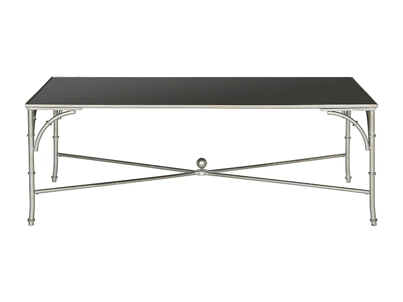 Table d'appoint Argent et noir 127 X 66 X 45.72 cm - Zettie