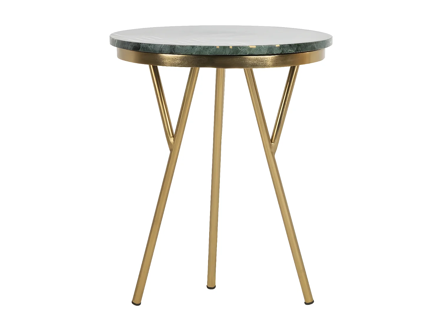 Table d'appoint Vert et or 46 X 46 X 58.42 cm - Concetta