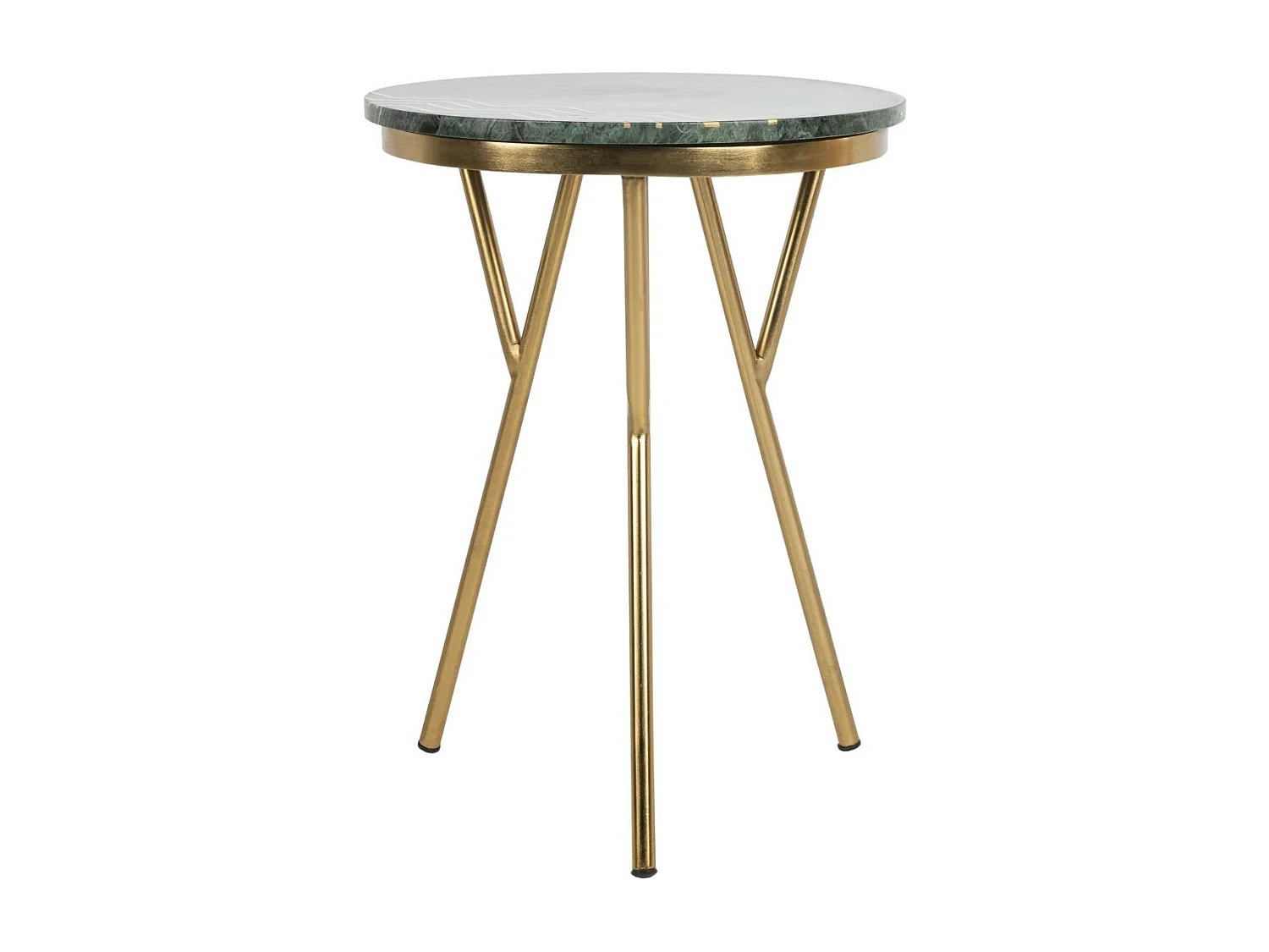Table d'appoint Vert et or 46 X 46 X 58.42 cm - Concetta