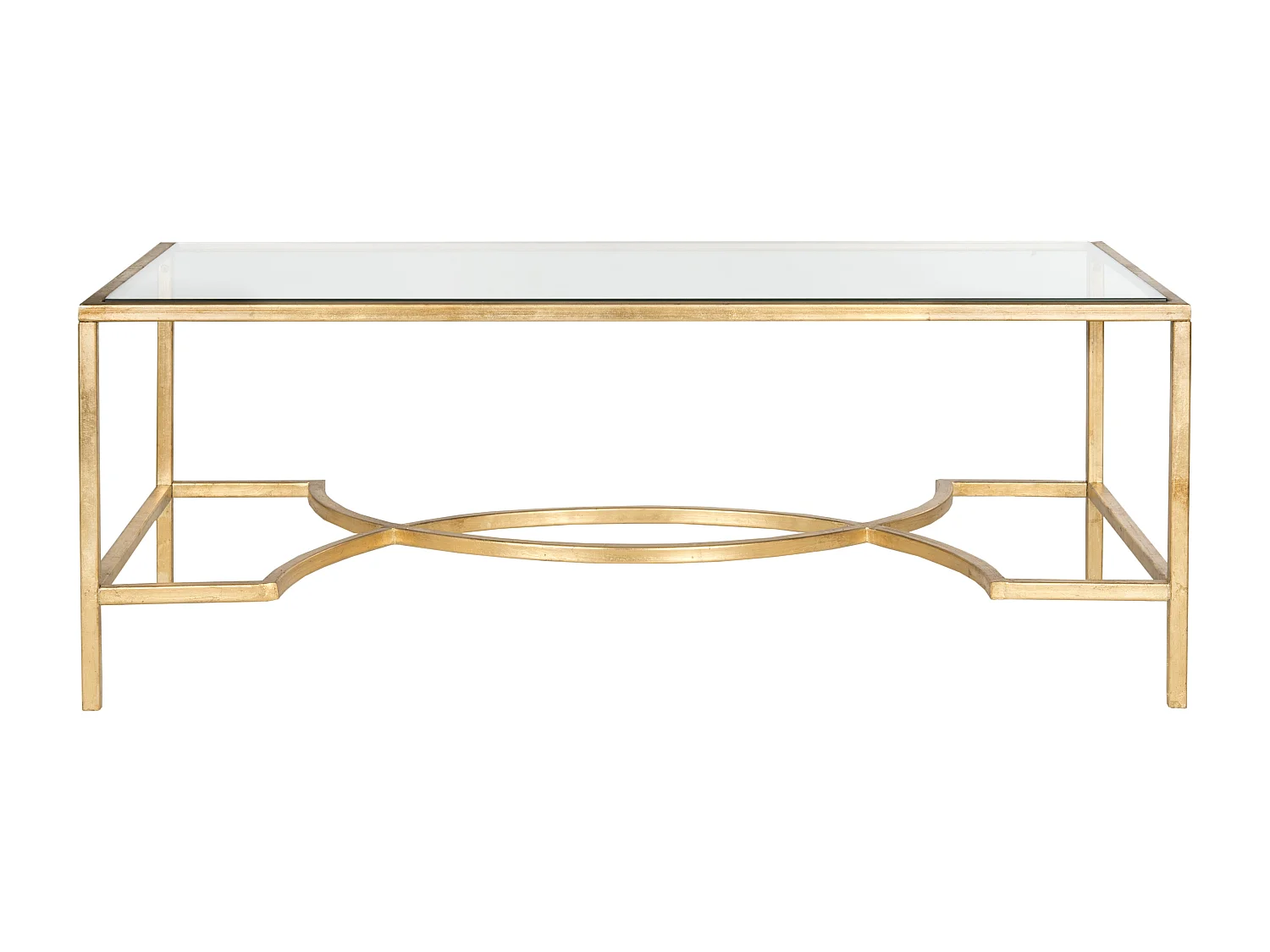 Table d'appoint Argent et noir 58 X 122 X 45.72 cm - Gennie