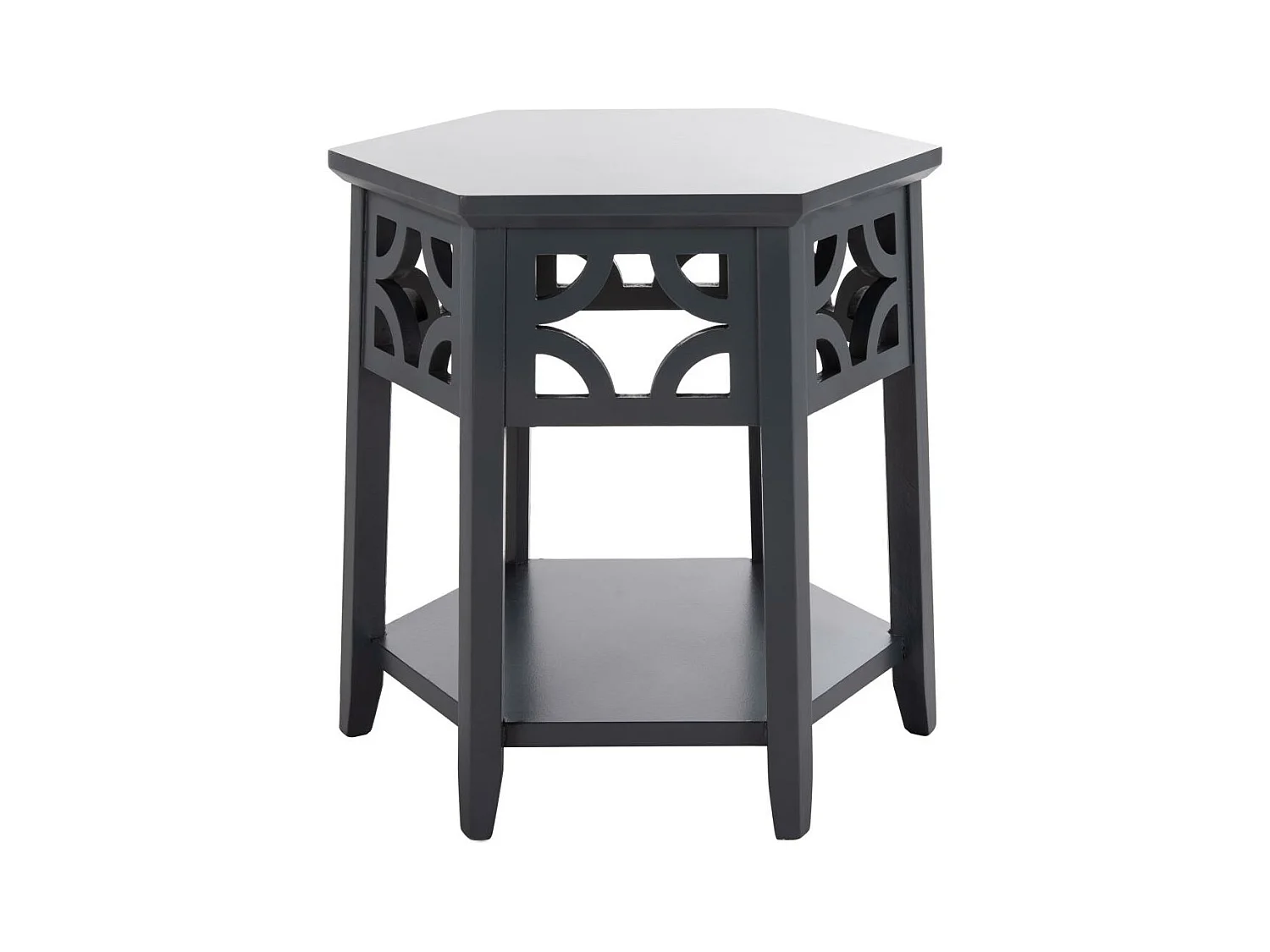 Table d'appoint Gris anthracite 46 X 46 X 45.97 cm - Manilla