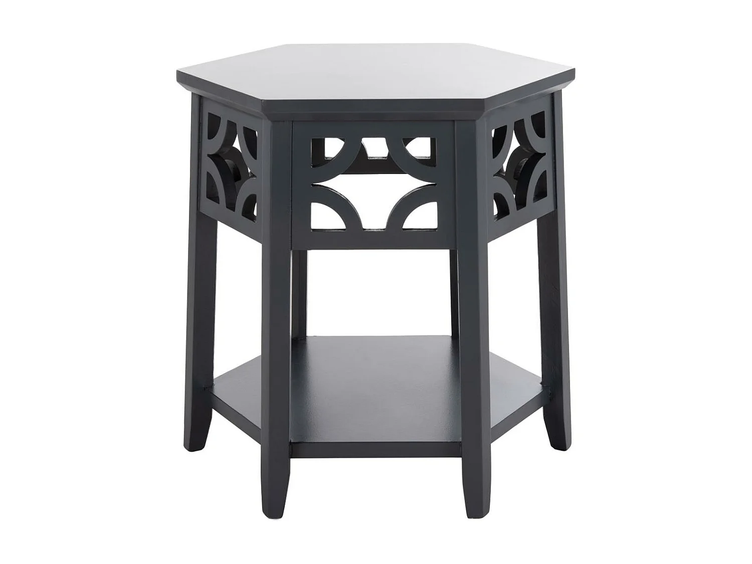 Table d'appoint Gris anthracite 46 X 46 X 45.97 cm - Manilla