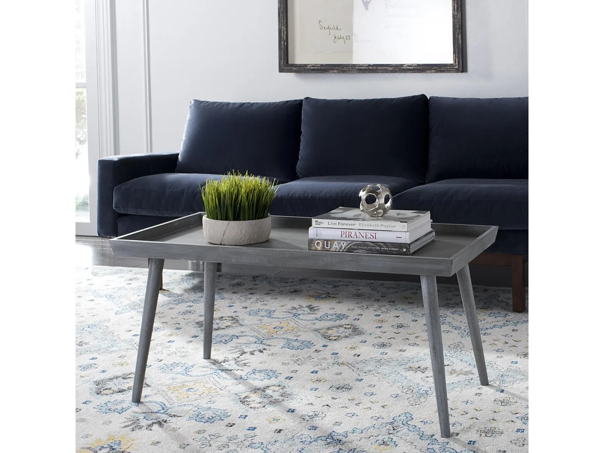 Table d'appoint Ardoise & Gris 55 X 106 X 48.26 cm - Evia