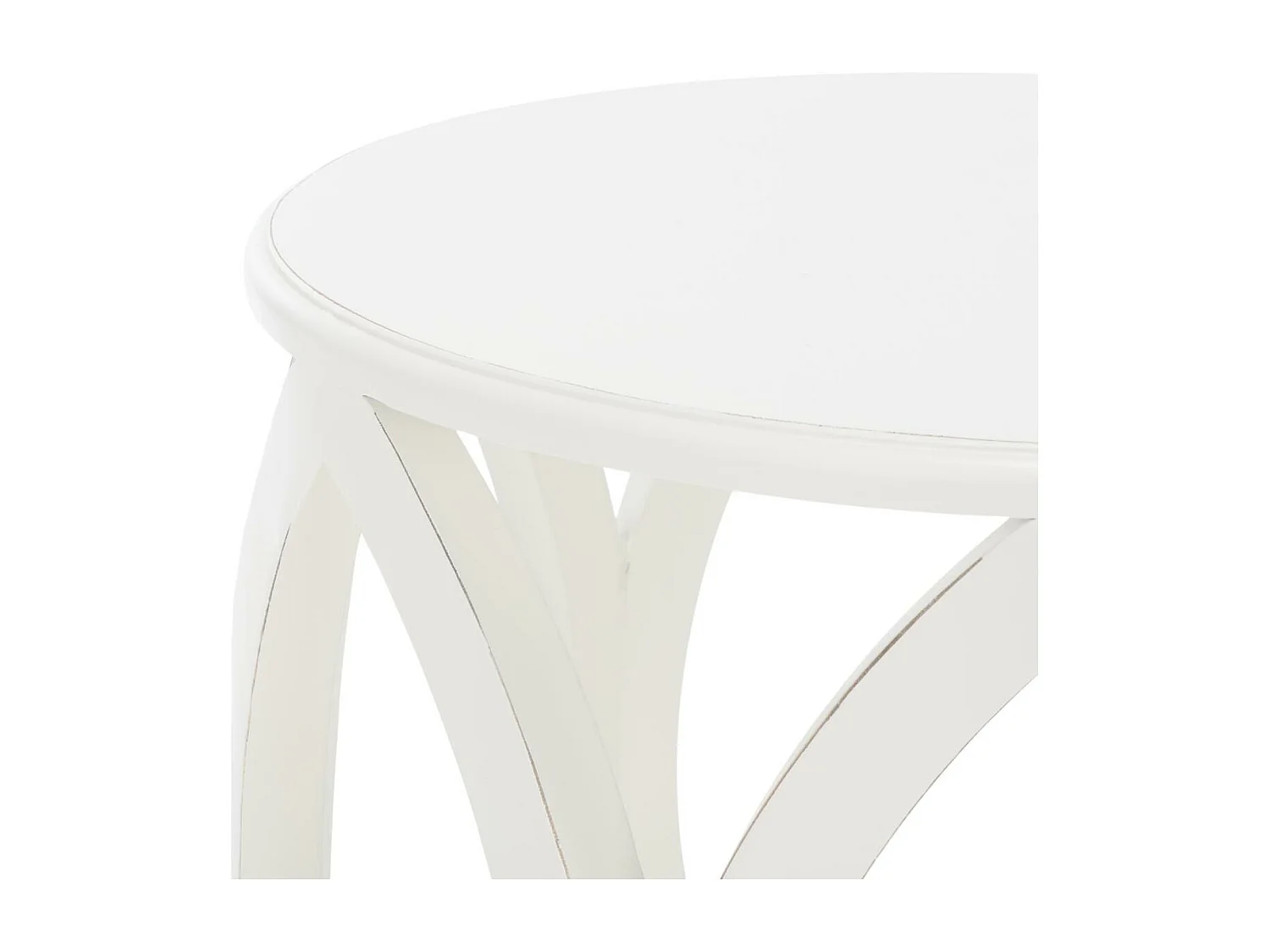 Table d'appoint Blanc cassé 50 X 50 X 62.23 cm - Edra