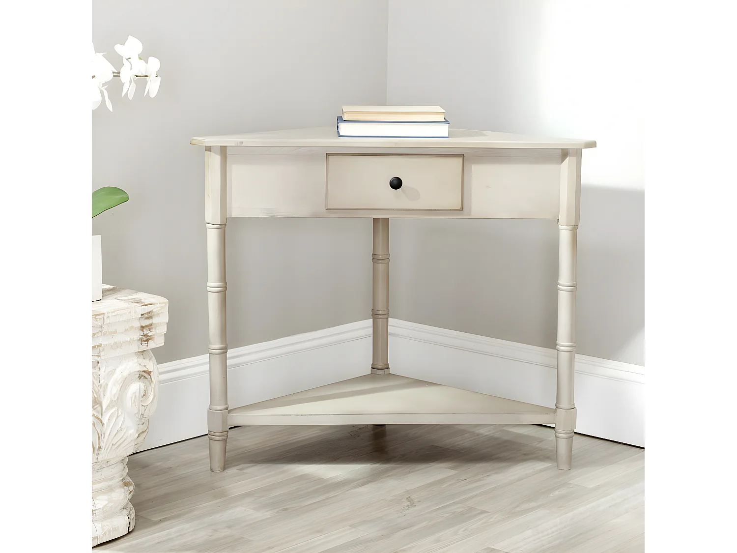 Table d'appoint Gris Vintage 44 X 86 X 71.12 cm - Ilene