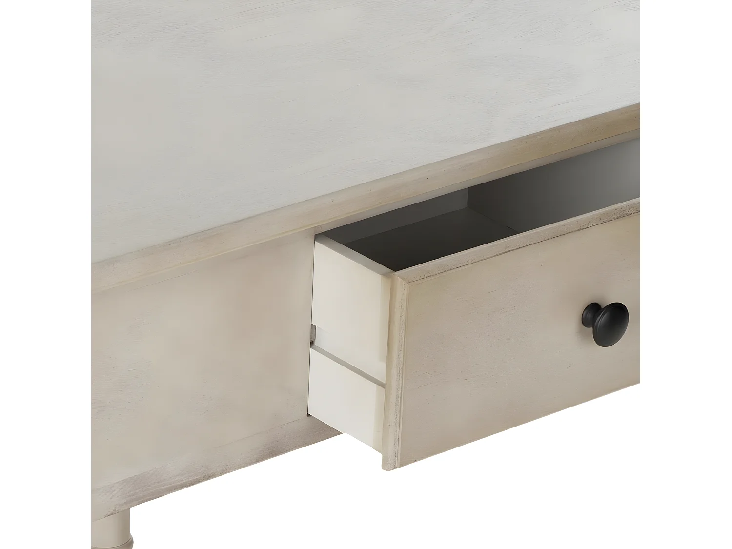 Table d'appoint Gris Vintage 44 X 86 X 71.12 cm - Ilene