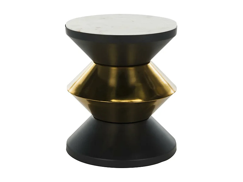 Table d'appoint Noir&Or 36 X 36 X 40.64 cm - Treva