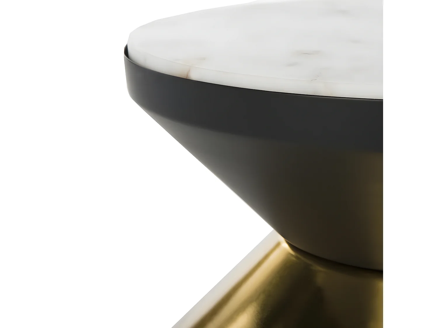 Table d'appoint Noir&Or 36 X 36 X 40.64 cm - Treva