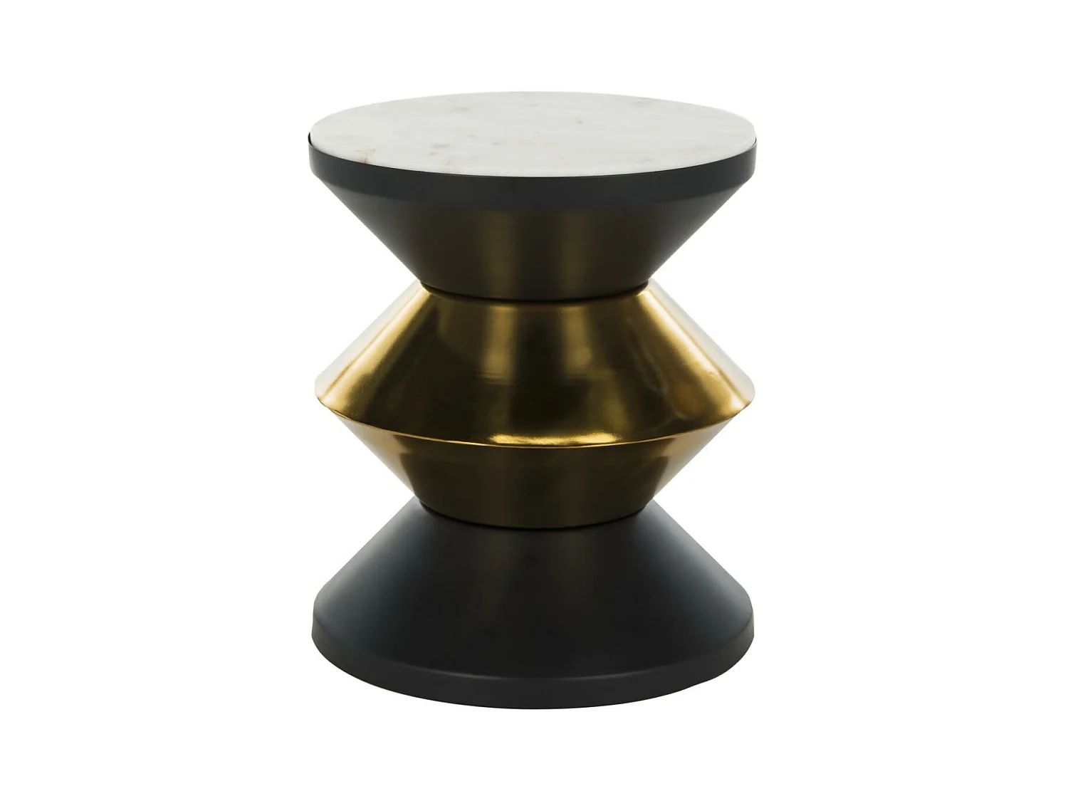 Table d'appoint Noir&Or 36 X 36 X 40.64 cm - Treva