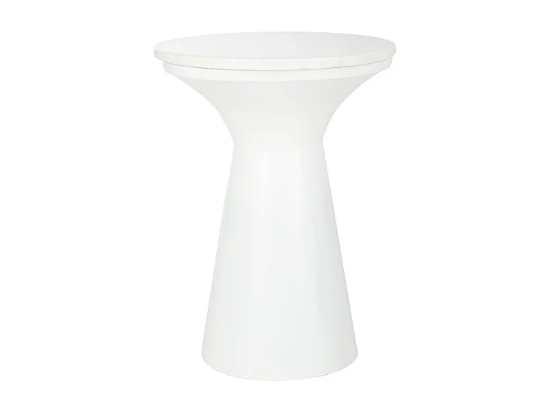 Table d'appoint Blanc 69 X 69 X 55.88 cm - Lulla