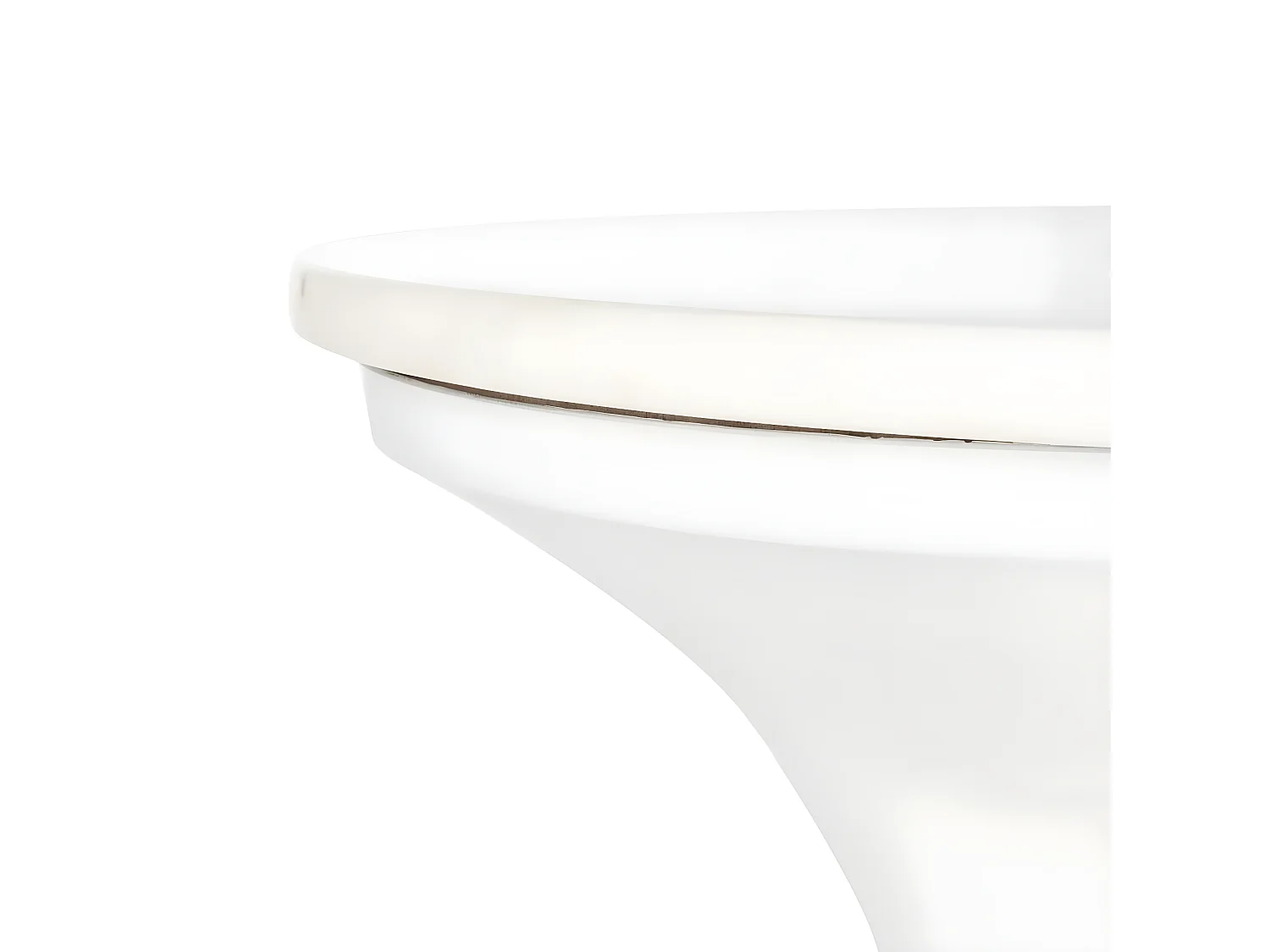 Table d'appoint Blanc 69 X 69 X 55.88 cm - Lulla