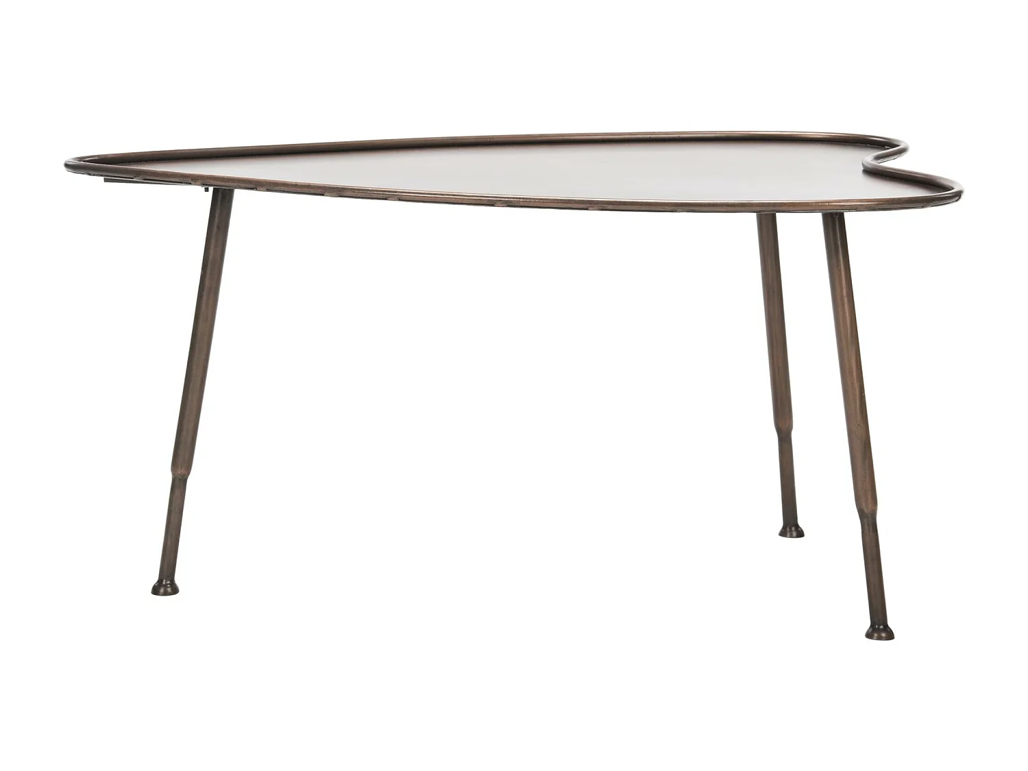Table d'appoint Cuivre antique 74 X 99 X 46.99 cm - Mozelle