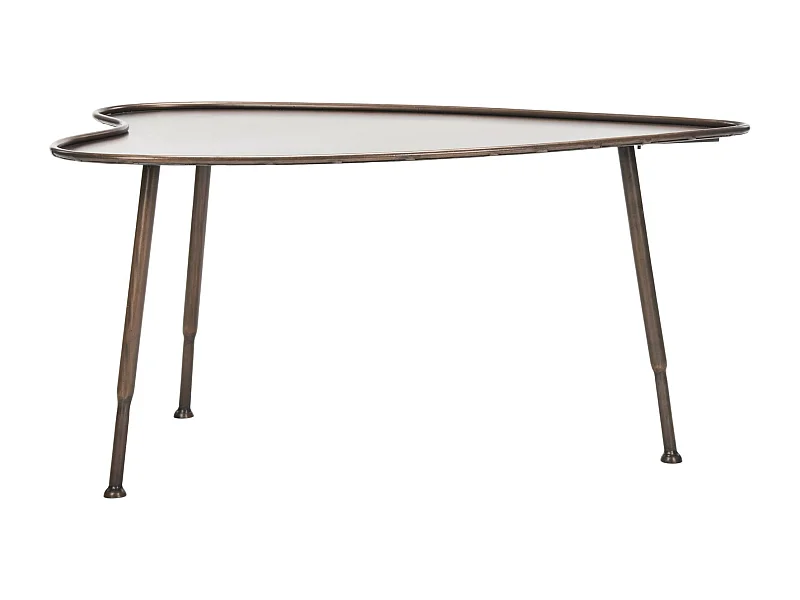 Table d'appoint Cuivre antique 74 X 99 X 46.99 cm - Mozelle