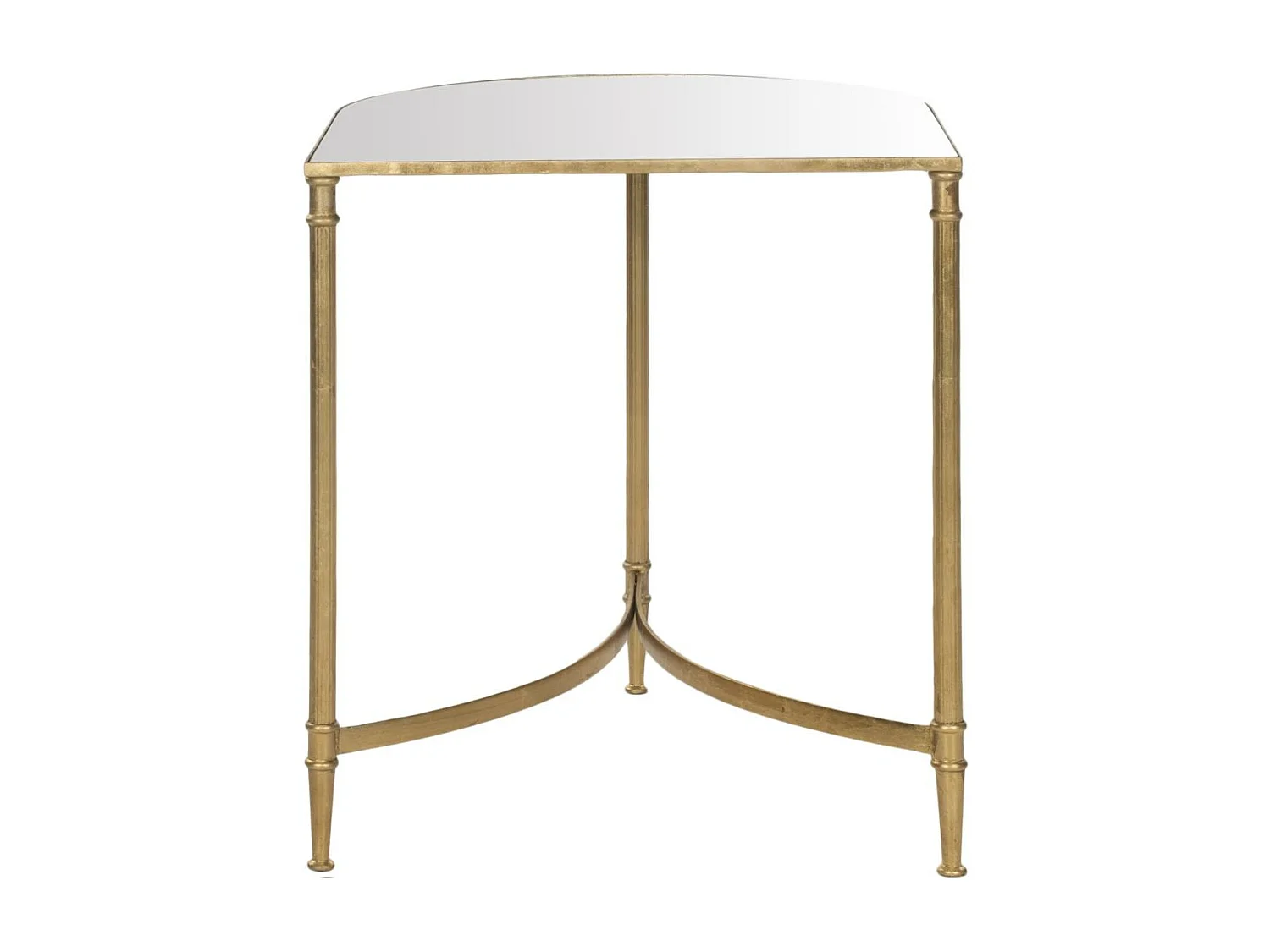 Table d'appoint Or et miroir 45 X 51 X 50.8 cm - Lassie