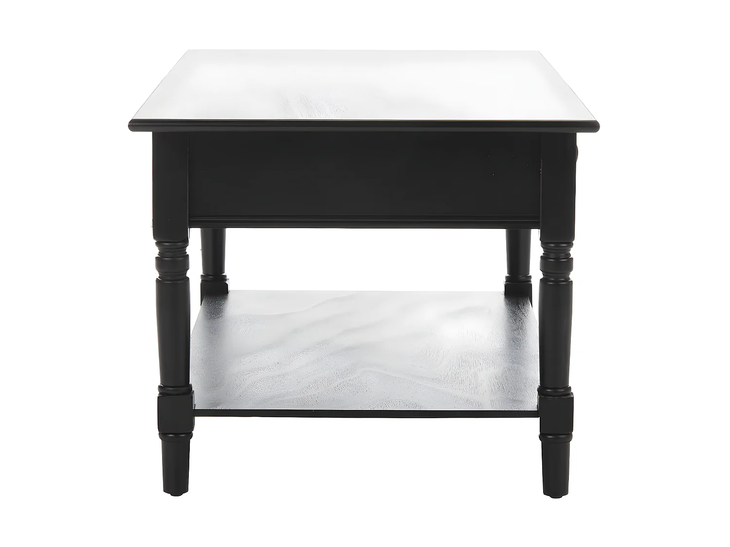 Table d'appoint Distressed & Black 55 X 106 X 46.99 cm - Marybelle