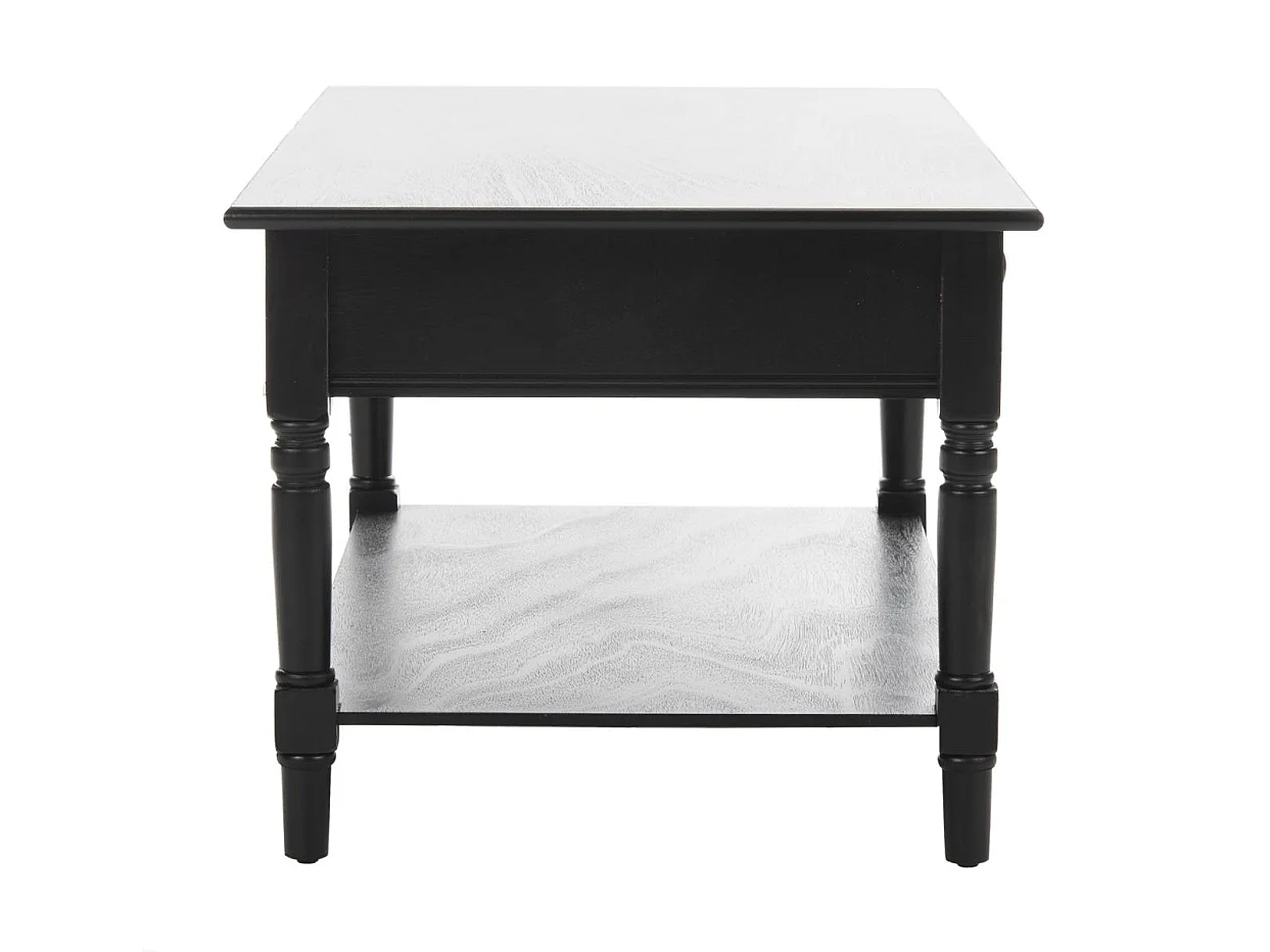 Table d'appoint Distressed & Black 55 X 106 X 46.99 cm - Marybelle