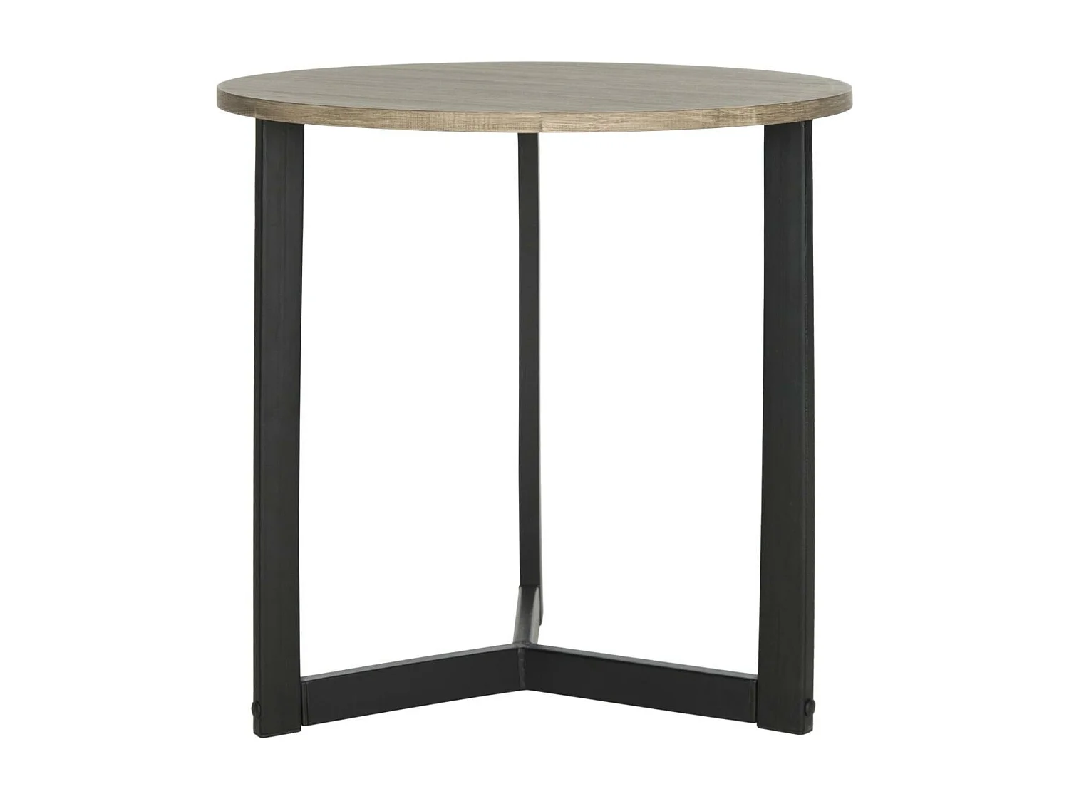 Table d'appoint Chêne & Noir 58 X 58 X 57.91 cm - Genoveva