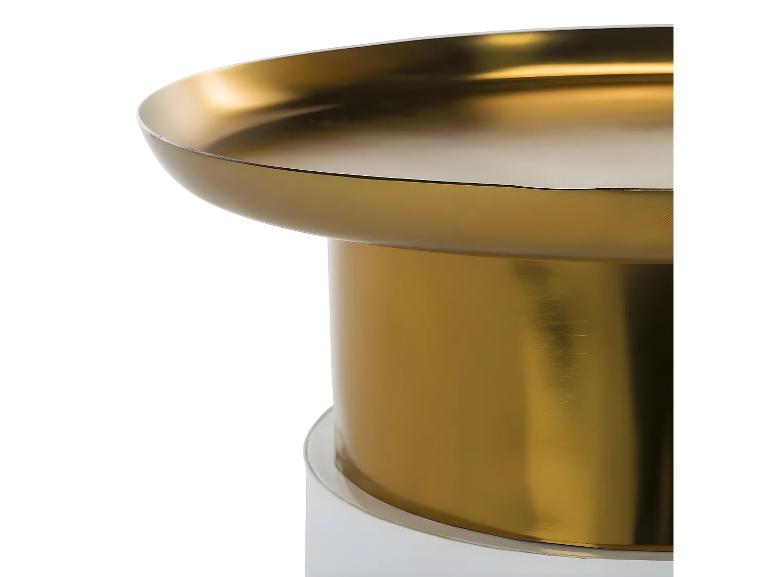 Table d'appoint Blanc&Or 41 X 41 X 43.18 cm - Signa