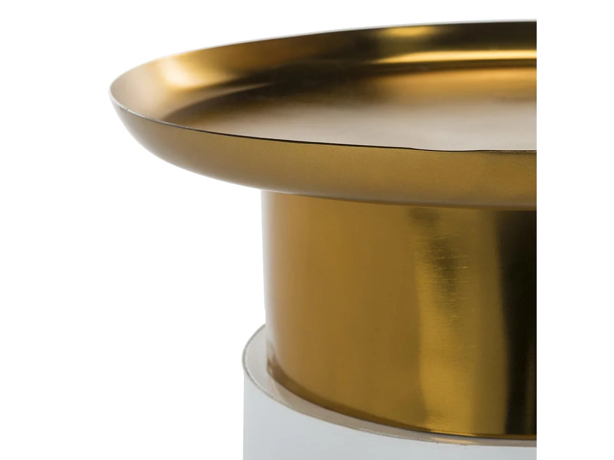 Table d'appoint Blanc&Or 41 X 41 X 43.18 cm - Signa