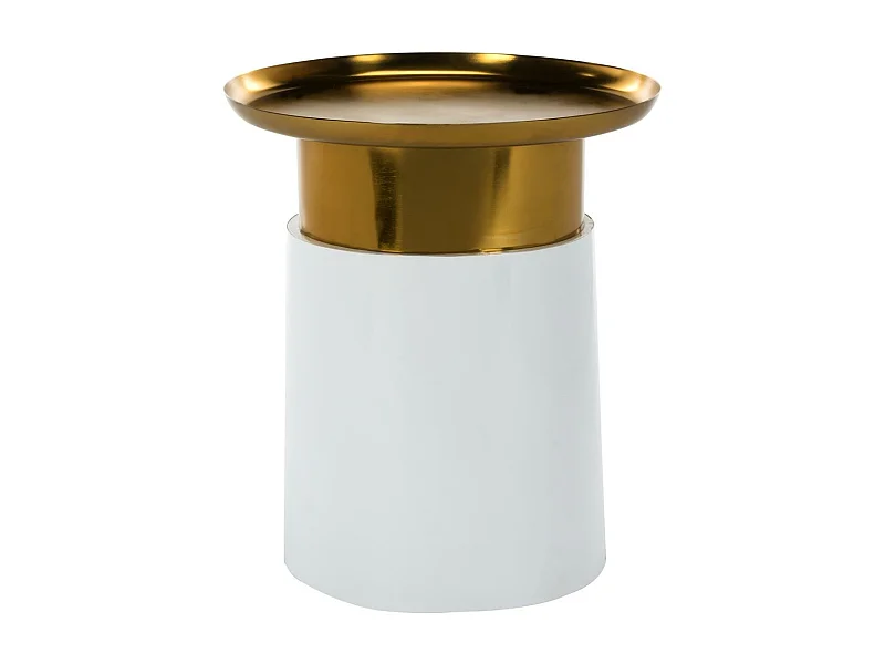 Table d'appoint Blanc&Or 41 X 41 X 43.18 cm - Signa