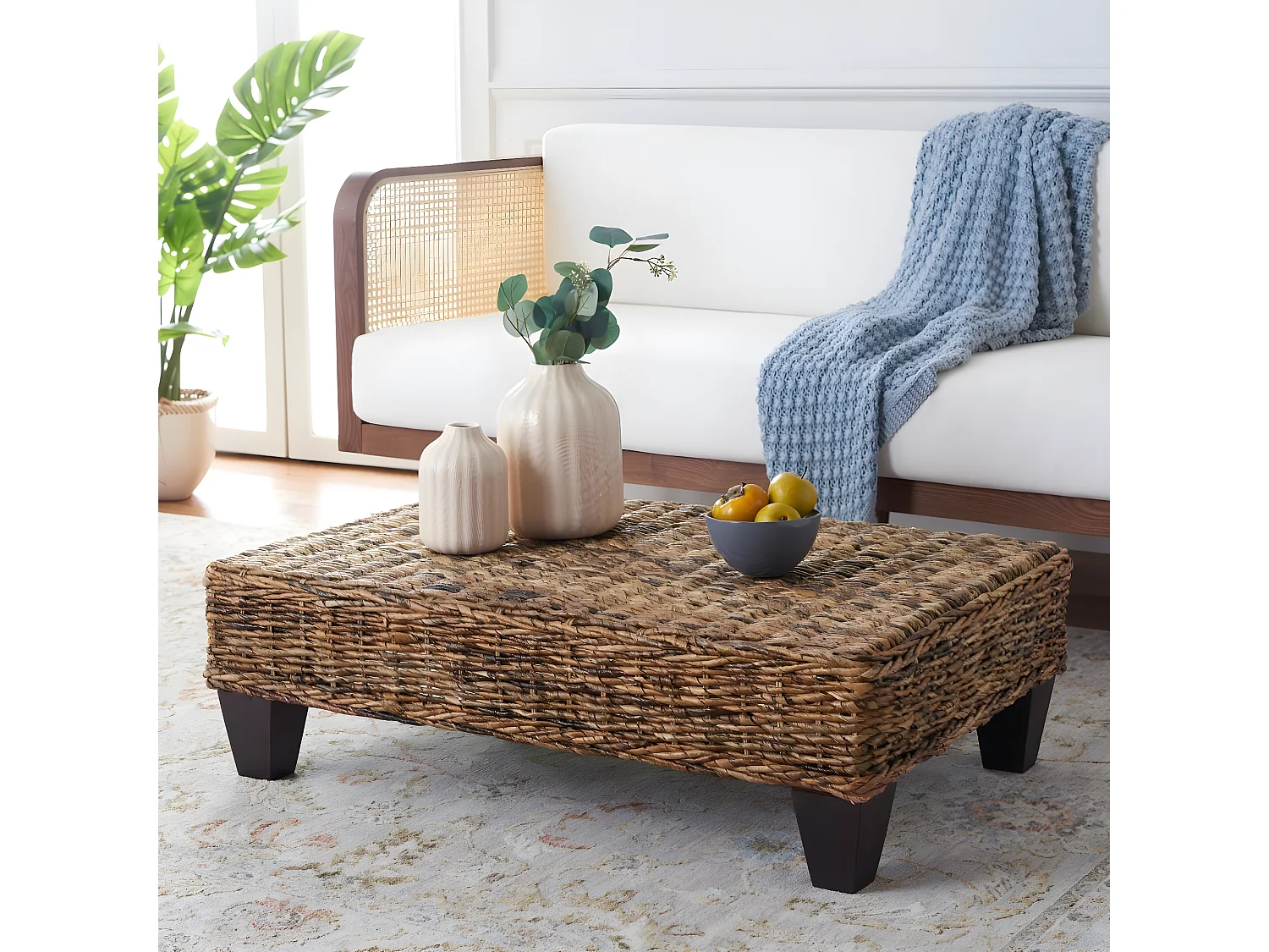 Banc & Ottomane Naturel 69 X 102 X 30.48 cm - Chessie