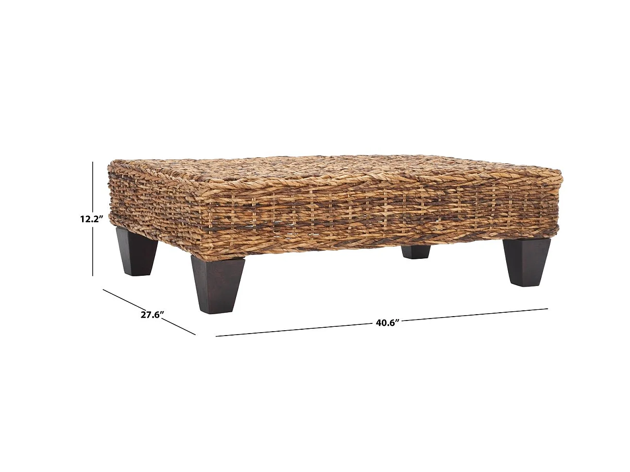 Banc & Ottomane Naturel 69 X 102 X 30.48 cm - Chessie