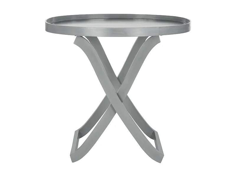 Table d'appoint gris 100 X 70 X 85 cm - Alfred