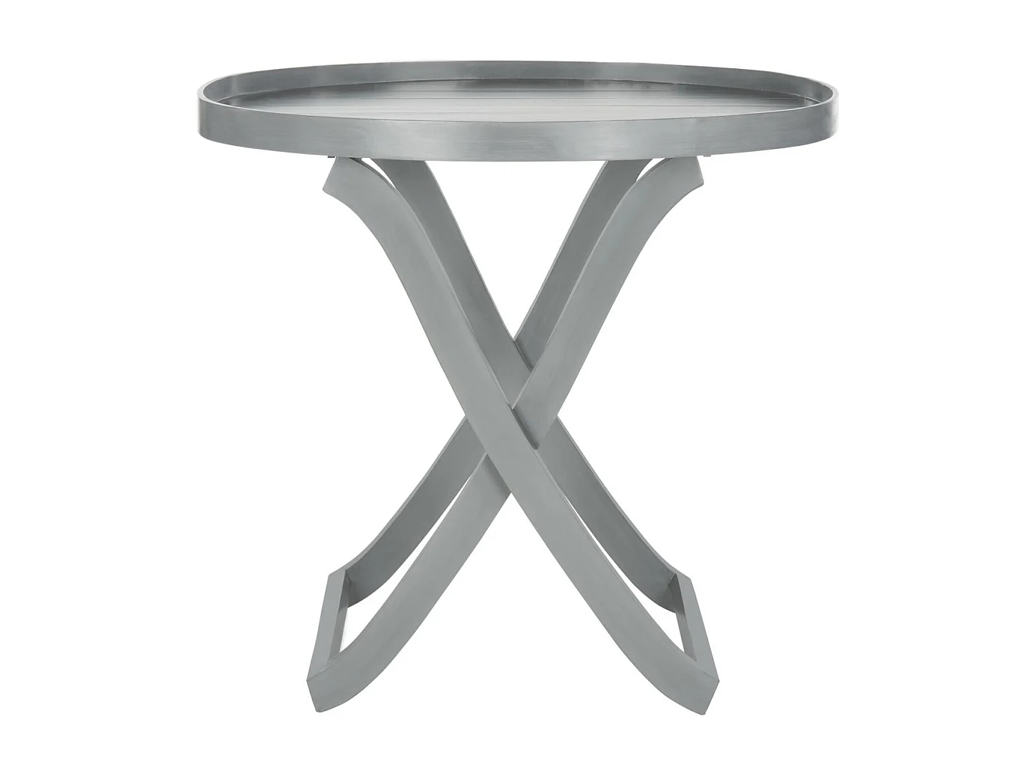 Table d'appoint gris 100 X 70 X 85 cm - Alfred