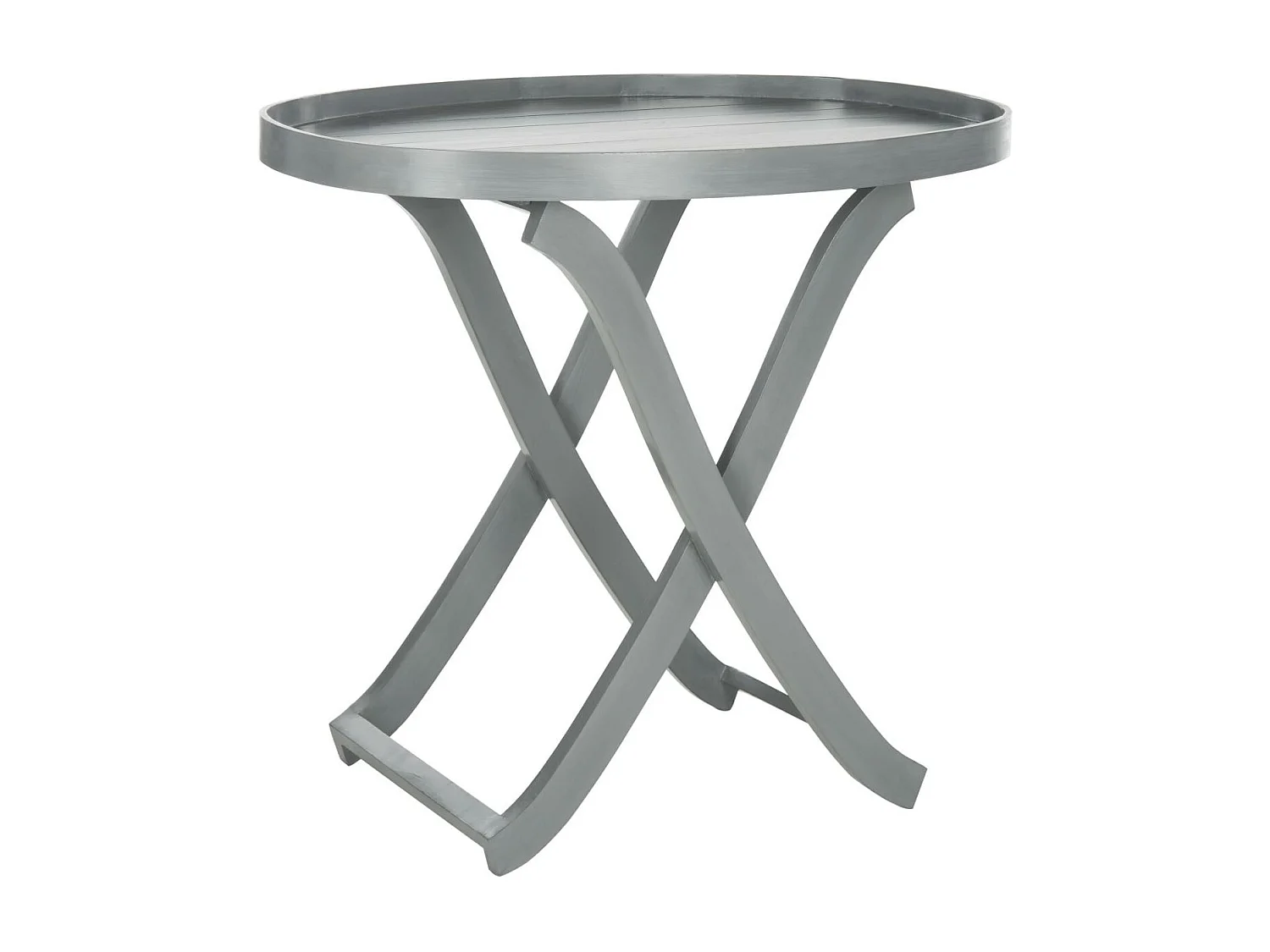 Table d'appoint gris 100 X 70 X 85 cm - Alfred