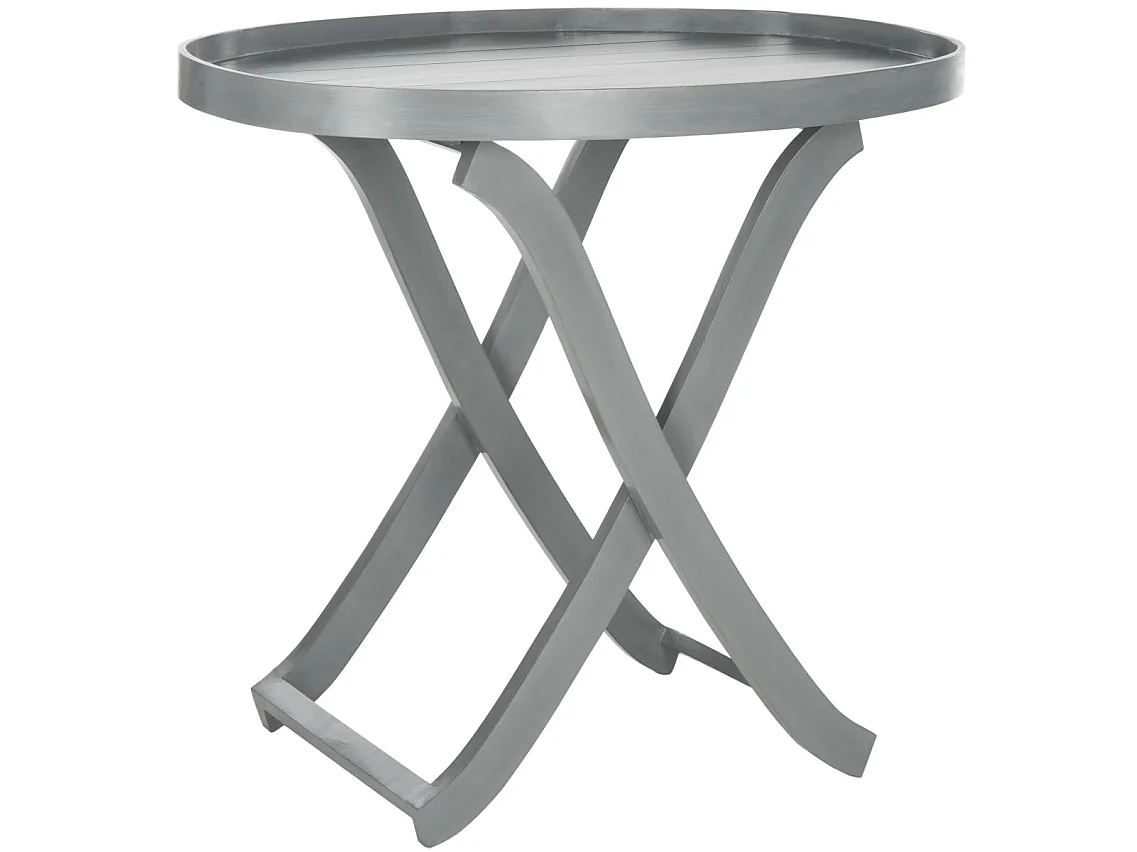 Table d'appoint gris 100 X 70 X 85 cm - Alfred