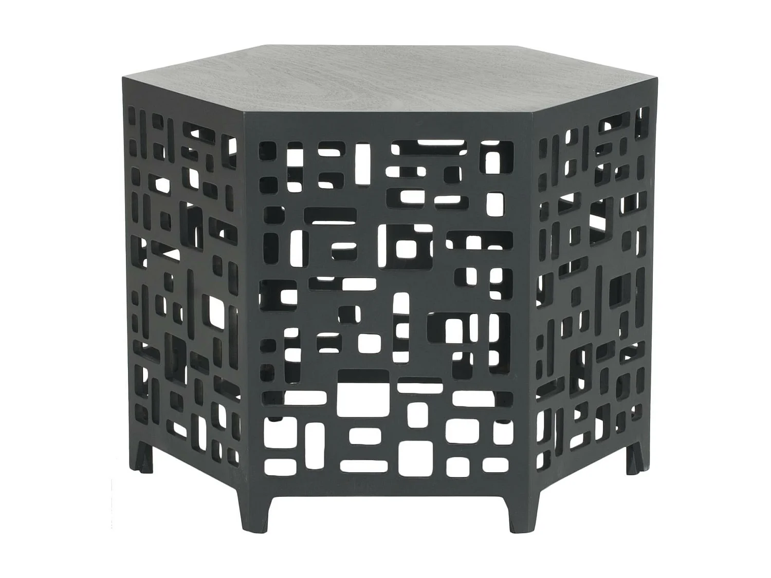 Table d'appoint Gris anthracite 30 X 58 X 44.45 cm - Ardis