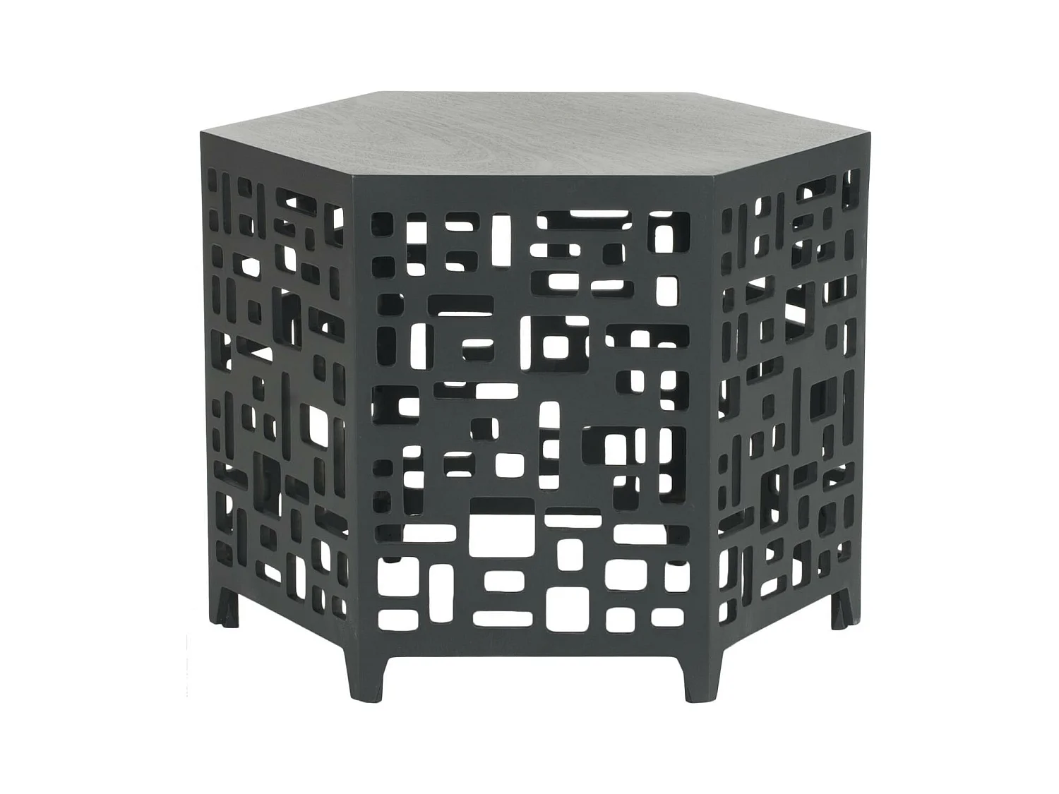 Table d'appoint Gris anthracite 30 X 58 X 44.45 cm - Ardis